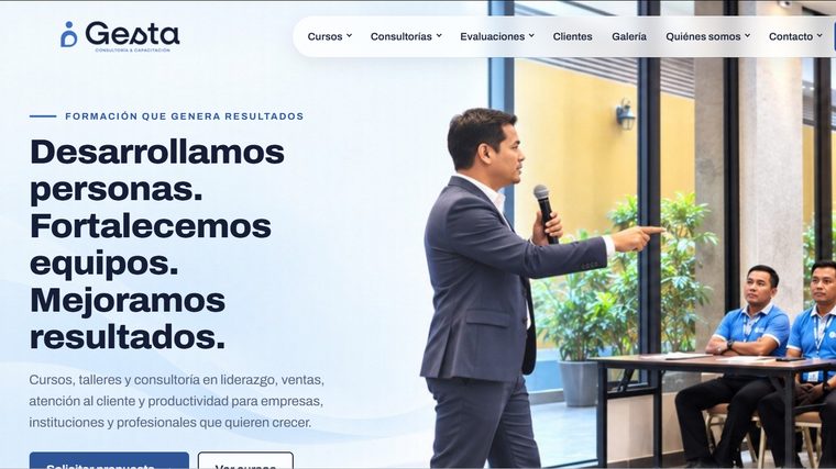 Web de GESTA Consultoría & Capacitación