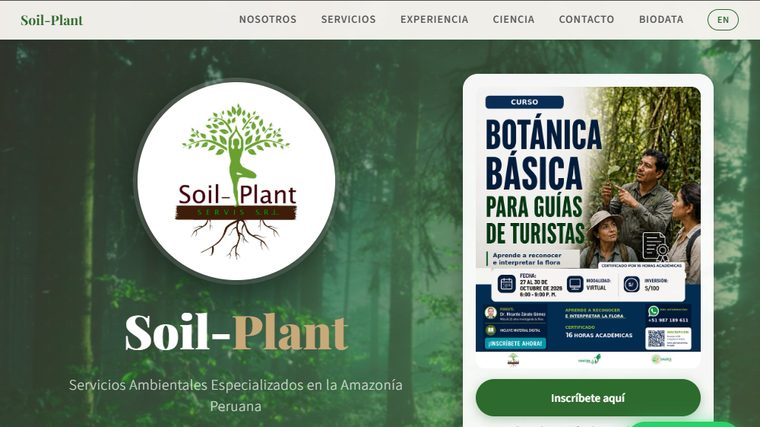 Web de Soil-Plant Servis